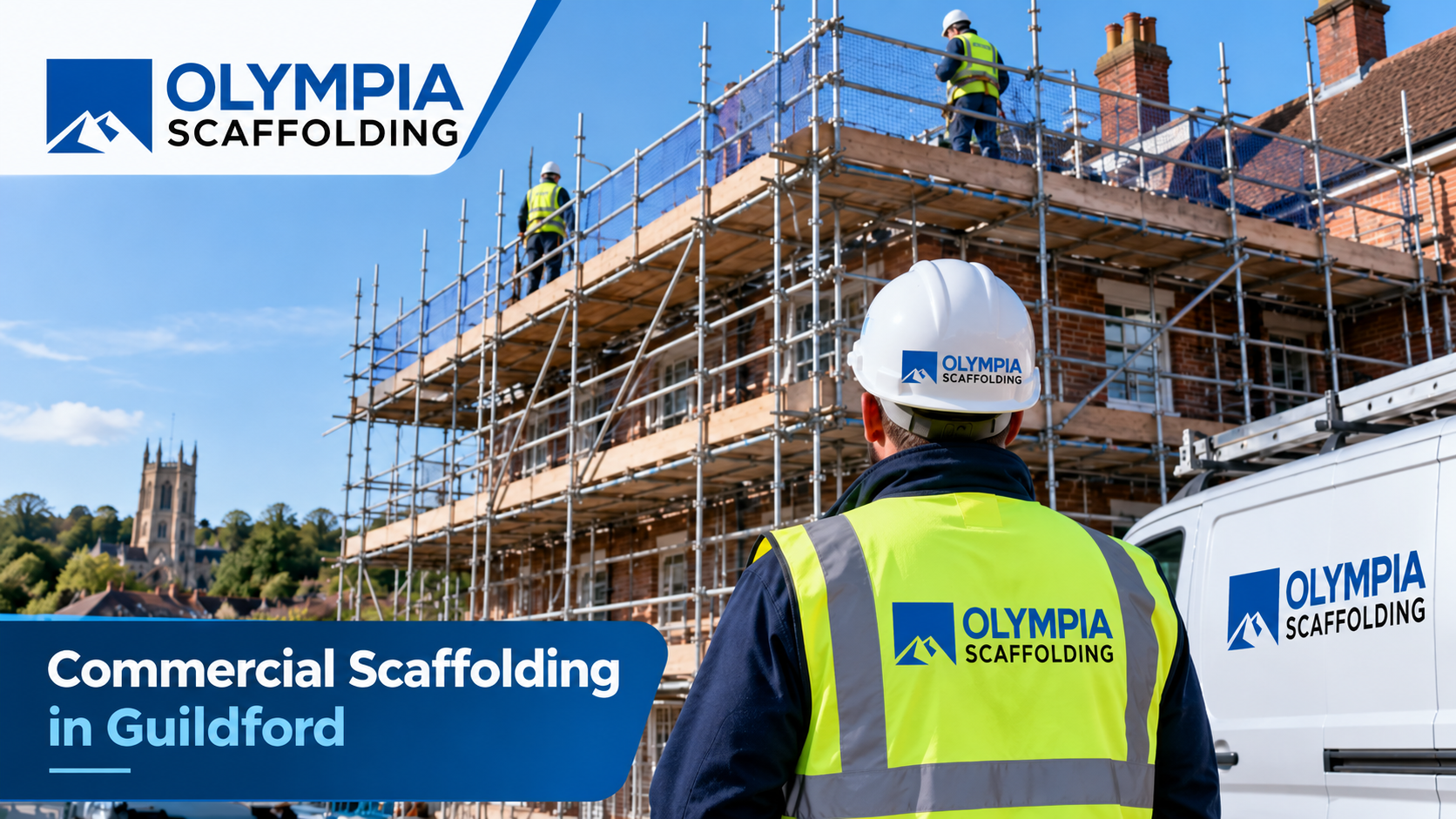 Commercial scaffolding services in Guildford by Olympia Scaffolding